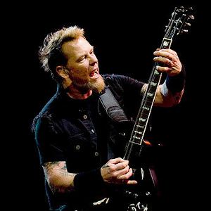 James Hetfield live on stage